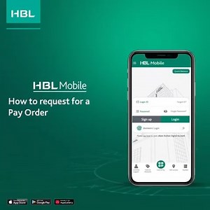 Submit your Pay Order requests in a few simple steps on HBL Mobile! Just log on to HBL Mobile and follow the instructions in the tutorial video Download HBL Mobile now: www.hbl.com/m #HBL #HBLMobile #PayOrderRequest | HBL