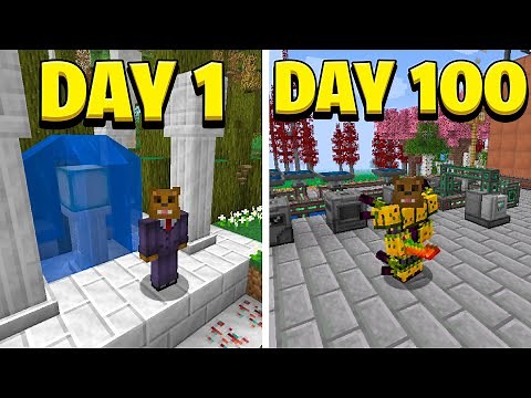 I Survived 100 Days In Mech Minecraft (Here's What Happened)