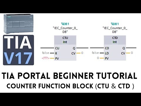 TIA portal tutorial - Counter function block