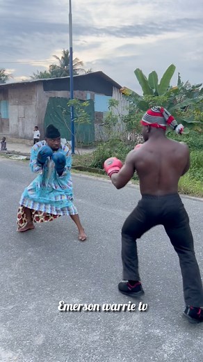4.3K views · 138 reactions | Still on the boxing challenge Chief Anibaba comedy can’t win me because my strength is too much I remain Emerson warrie tv | Emerson warrie tv | Facebook