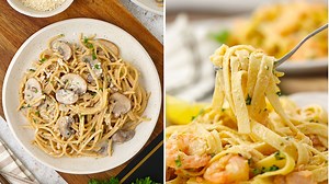 These two easy creamy pasta recipe is my favourite of all time. | Khin's Kitchen