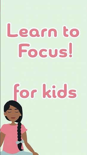 Learn to focus for kids! #mindfulnessforkids #focusandlearn #kidswellbeing