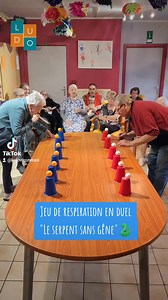 Jeu de respiration en duel: "Le serpent sans gêne" 🐍🎉 "Party Blowouts Game" 🐍🎉 Règles du jeu 🎲: Chaque joueur possède un "sans-gêne", oui c'est le nom de ce petit sifflet festif 😅. En duel, ils doivent souffler dedans pour faire tomber les 6 balles de Ping-Pong situées sur les gobelets. Le plus rapide remporte la manche. 5 manches par duel pour désigner un vainqueur. #senior #party #partygame #christmas #christmasgames | Cretoni Ludovic Kinésithérapeute - Certifié Mckenzie