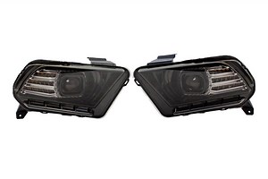 Morimoto Mustang XB LED Headlights Black Housing (2010-2012)
