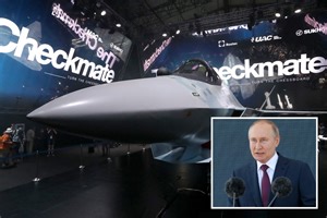 Russia unveils 1,500mph AI stealth fighter jet... and takes swipe at Britain