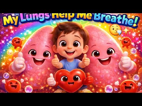 How Do Lungs Work? 🫁 | Fun Body Parts Song for Kids