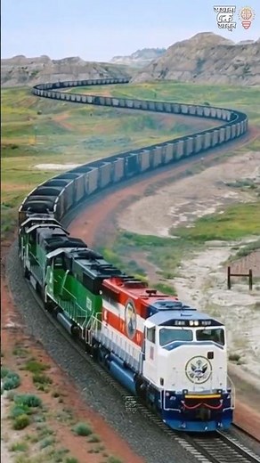 Top 3 Longest Freight Trains in the World | BHP Iron Ore Train, Union Pacific & China Mega Train