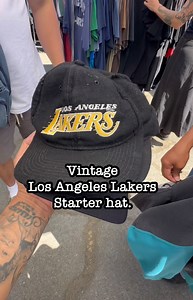 Vintage Los Angeles Lakers starter snapback #vintagehat #starter #sharkscityvintgae #vintagehats #latomanilabay | Manila Bay Academy