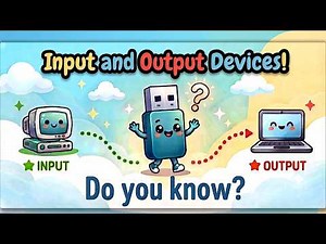 COMPUTER CLASS 💻: Input and Output Devices Of Computer | Computer Basics