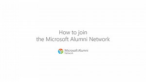 How To Join The Microsoft Alumni Network