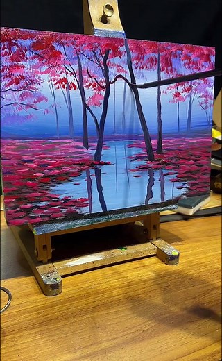 Step-by-Step Guide on Painting Beautiful Scenery with Acrylic