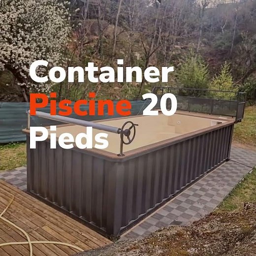 Container Piscine 20 Pieds