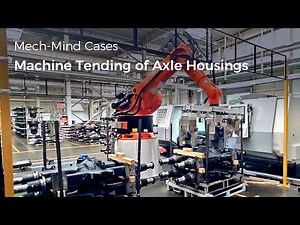 General-Purpose "Eye + Brain" for Robots: Machine Tending of Axle Housings