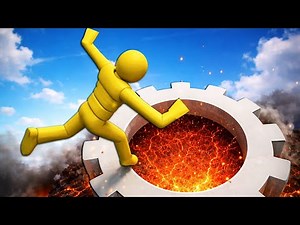 Euphoria Physics Engine Test Ragdolls vs Extreme Magma