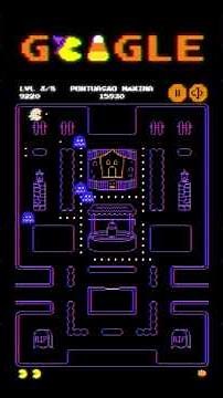 A PIOR GAMEPLAY | PAC-MAN GOOGLE DOODLES #games #pacman #googledoodles #pacmangame #retrogames