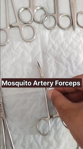 mosquito forceps / kelly forceps #surgicalinstrument #hemostats #medicaltools #surgicaltrolly