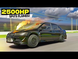 6 Sec Drag Evo Destroys ALL On The Streets! | Assetto Corsa VR Motion Wheel Gameplay