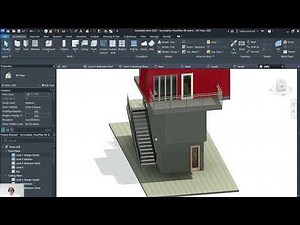 Revit Stair Deck & Railing
