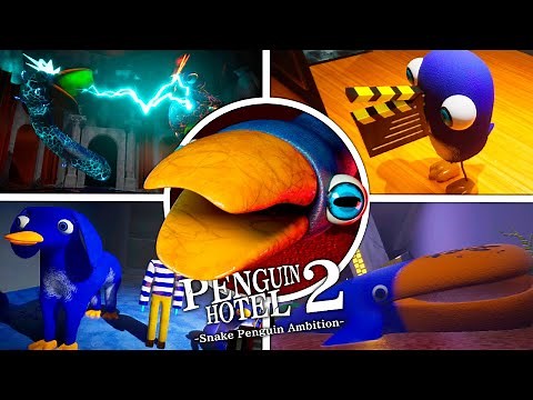 Penguin Hotel Chapter 2 - All Bosses + Ending (Showcase)