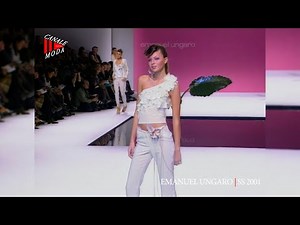 EMANUEL UNGARO Spring Summer 2001 Paris 4K - Canale Moda