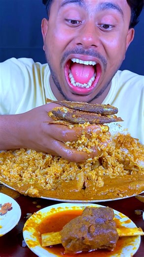 Very Spicy Small Bata Fish Fry,Rice Eating #mukbang #asmr #viralshort #shorts #video #short #reels