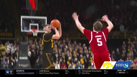 Unranked Iowa upsets No. 9 Nebraska at Carver-Hawkeye Arena