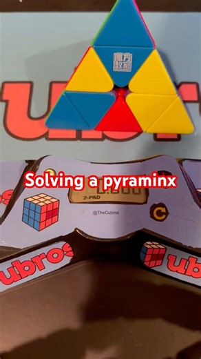 Solving a pyraminx #shorts #trendingshorts #apt #brunomars #trends #popular #trending #pyraminx #fyp