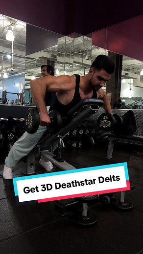 By far my favorite shoulder workout to get 3D delts. Do this during your next workout, trust me 🤌🏼 #gym #shoulderworkout #3ddelts #shoulders