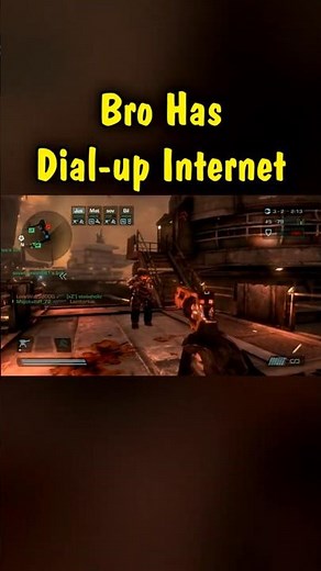 Bro Has Dial-Up Internet