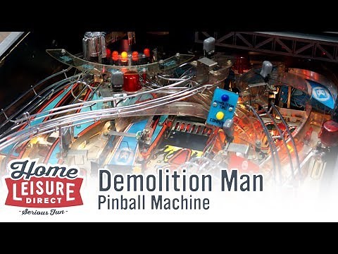 Demolition Man Pinball Machine (Williams 1994)