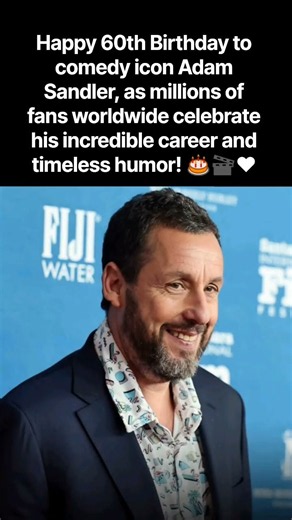 Wishing a happy 60th birthday to Adam Sandler 🎂🎬❤️#AdamSandler #HappyBirthday #Sandman