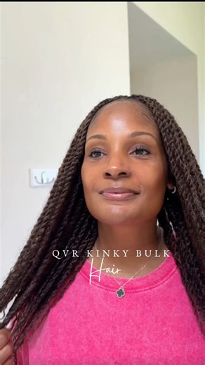 Mini Twist with QVR Kinky Human Explorations ♥️ #protectivestyles #braids #diy #wigs #minitwists