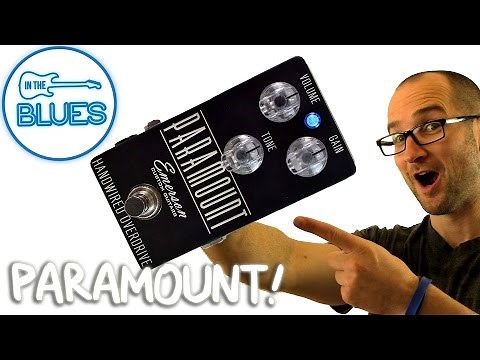 Emerson Paramount Drive Transparent Overdrive Pedal Demo