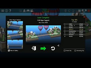 Poly Bridge 2 1-08: Rope Support