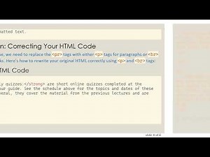 Solving the Element pr not allowed as child of element body Error in HTML