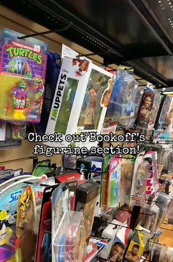 @BOOKOFFUSA Figurine section! #bookoff #figurines #figures #toys #secondhand #childhood #collector #collectibles #fyp #foryou #xyzbca #trending