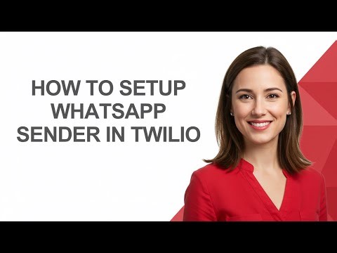 How to Setup Whatsapp Sender In Twilio - AshleyHowTo