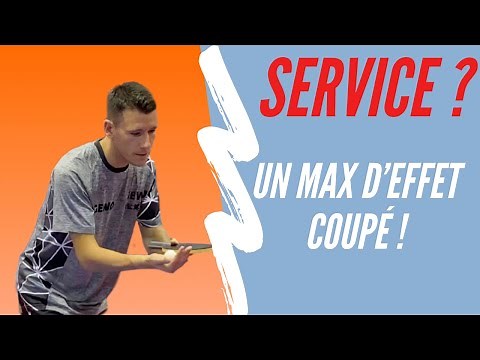 COMMENT RÉALISER UN SERVICE COUPÉ ? Explications | Tennis de Table