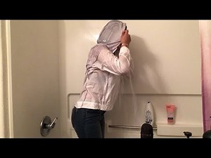 ASMR| Shampoo Shower with Jeans and Windbreaker🚿 (Super Relaxing) 😴