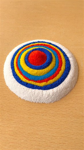 Simple Rangoli | Satisfying Rangoli | Easy Rangoli Tips and Tricks | ASMR #rangoli #satisfying #asmr
