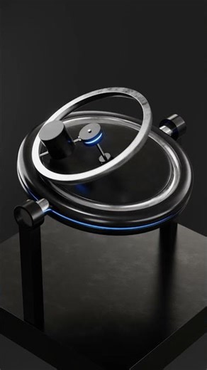 Gravity Spin | Futuristic 3D Loop ⚙️