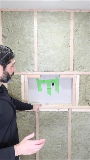 Schluter KERDI-BOARD and LED niche tips…I cut the boards to dry fit the internal niche dimension. That allows me to ensure the niche is level. Then I outline the 2-inch flange and cut it from the boards. This helps me keep the niche tight in the wall assembly which makes waterproofing easier. Many thanks to Schluter for sponsoring this tutorial 🔥#bathroomremodel #showerremodel #schlutersystems #homerepairtutor #sponsored | Home Repair Tutor