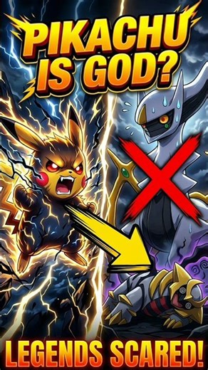 😱 Is Pikachu Secretly A GOD?! Even Legendaries Fear It