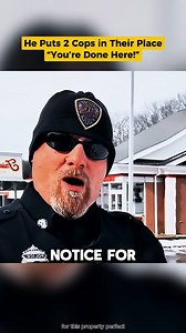 103K views · 1.7K reactions | HE PUTS 2 COPS IN THEIR PLACE – “YOU’RE DONE HERE!” #PoliceAccountability #PublicAudit #FirstAmendment | 홇홮홧홞환 홇홤홤홢 | Facebook