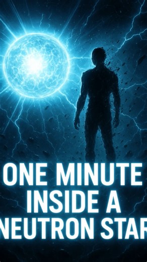 WHAT IF YOU LIVED ONE MINUTE INSIDE A NEUTRON STAR? #neutronstar #spacefacts #astronomy #shorts