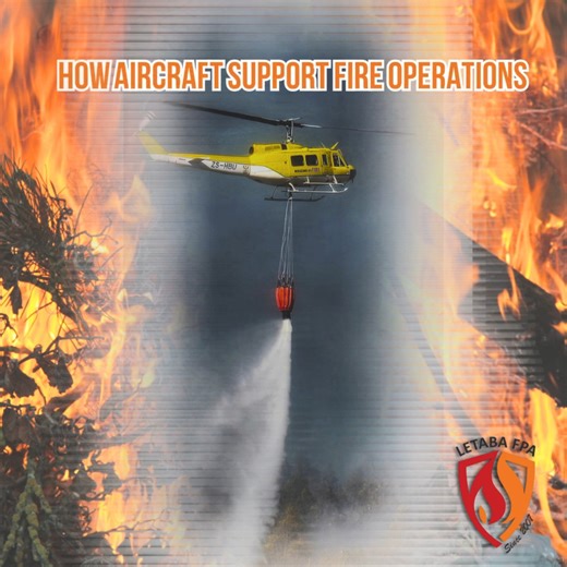 🚁🔥 How Aircraft Support Firefighting Operations 🔥🚁 In the fight against uncontrolled veldfires, every second counts, and our aerial units play a critical role. From spotter planes that guide ground teams to helicopters and bombers that deliver precision water and retardant drops, the sky is our ally. 🎯 Coordinated. Strategic. Life-saving. Letaba FPA works hand-in-hand with aerial support to protect land, livelihoods, and lives. Prevent Veldfires REPORT FIRES immediatley to Letaba FPA Fireli