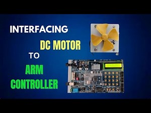 Interfacing DC Motor with ARM | Controlling Speed Tutorial | #engineering #microcontroller