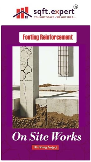 Footing Reinforcement Work | sqft.expert
