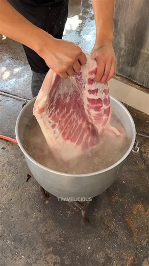 travelicious on Instagram: "Must-Try Michelin-Selected Crispy Pork! 📍 Location Restoran Wong Mei Kee in Kuala Lumpur ⏰ 12 pm open #michelin #pork #viral #reels"