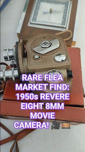 🎥🎞️Vintage Antique Find: Rare Revere Eight Camera! 🎥🇧🇪 #subscribe